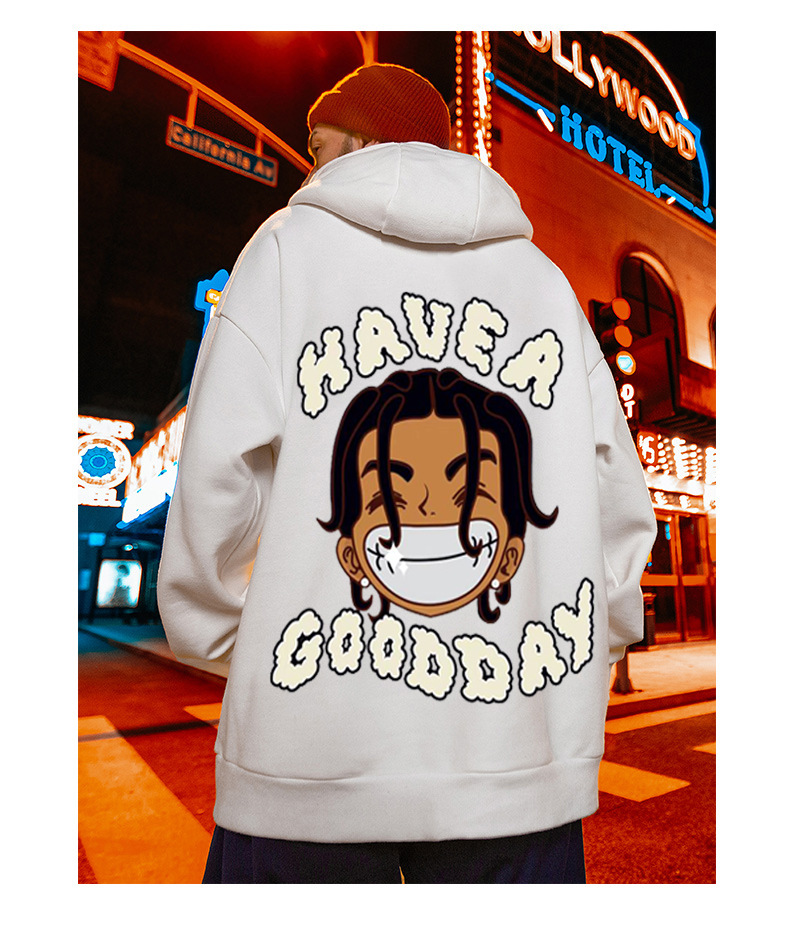 American Street Fun Hip Hop Modemarke Pullover Herren Loose Size Fat Plus Instagram Trendy Plüschmantel 8XL_voghion.com
