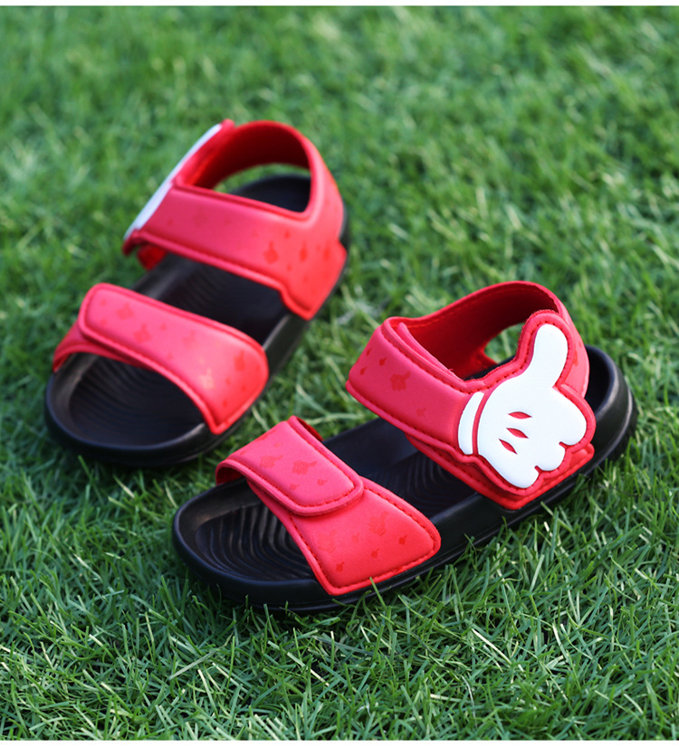 Estate nuovi ragazzi e ragazze sandali open toe moda per bambini suola morbida sport scarpe da spiaggia per bambini_voghion.com
