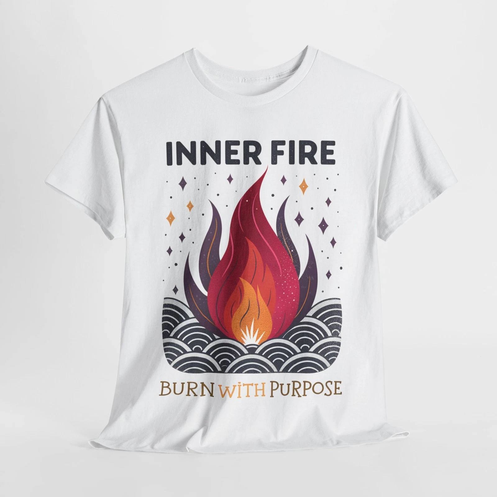 Unisex Inner Fire Graphic T-shirt For Everyday Confidence_voghion.com