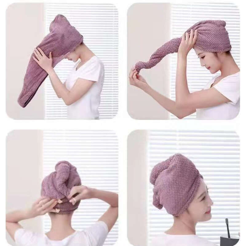 【 31000 recensioni positive 】 Cappello asciutto in stile coreano, asciugamano per capelli super assorbente ad asciugatura rapida da donna, cuffia da doccia,_voghion.com