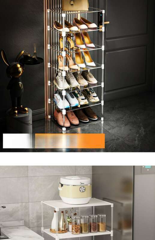 【 31000 Positive Reviews 】 Storage Rack, Layered Movable Universal Shelf, Dormitory Storage Wardrobe Partition, Clothing_voghion.com