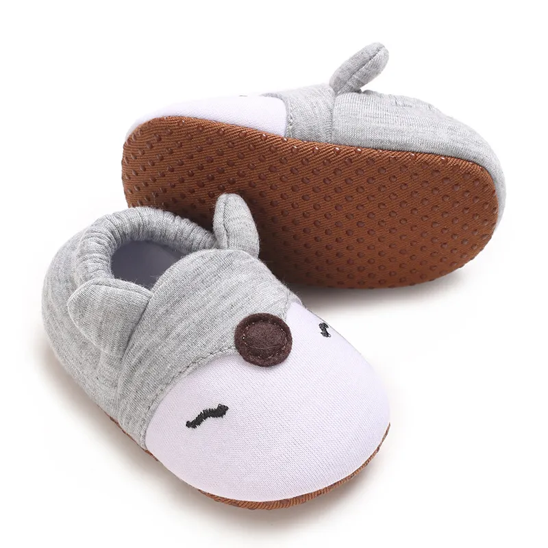 Infant Cartoon Tiere Muster Neugeborenen Socken Littlesprouts Wenig Kleinkind Nicht-slip Krippe Erste Wanderer Winter Baby_voghion.com