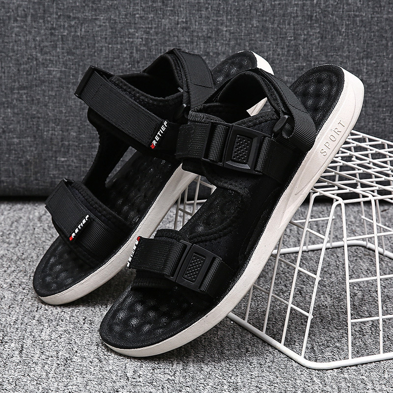 Men's sandals 2024 new men's summer trend dual-use casual beach shoes sports Roman shoes_voghion.com