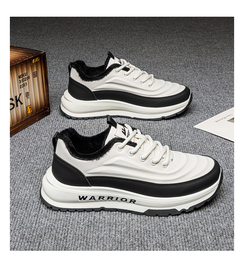 Cotton 2024 New Winter Men's Velvet Thickened Casual Running Sports Shoes _voghion.com