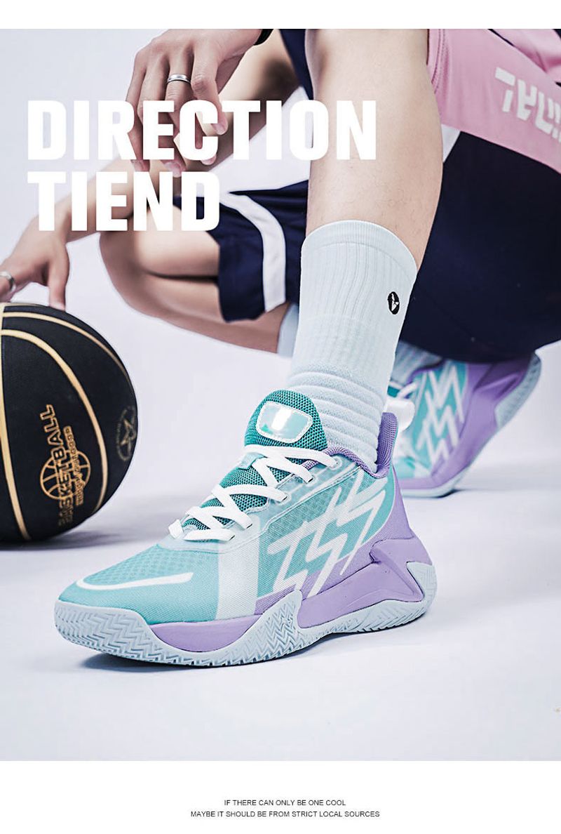 Hochwertige praktische stoßdämpfende Basketballschuhe, Männer Frauen, modische Outdoor-Anti-Rutsch und verschleißfest_voghion.com