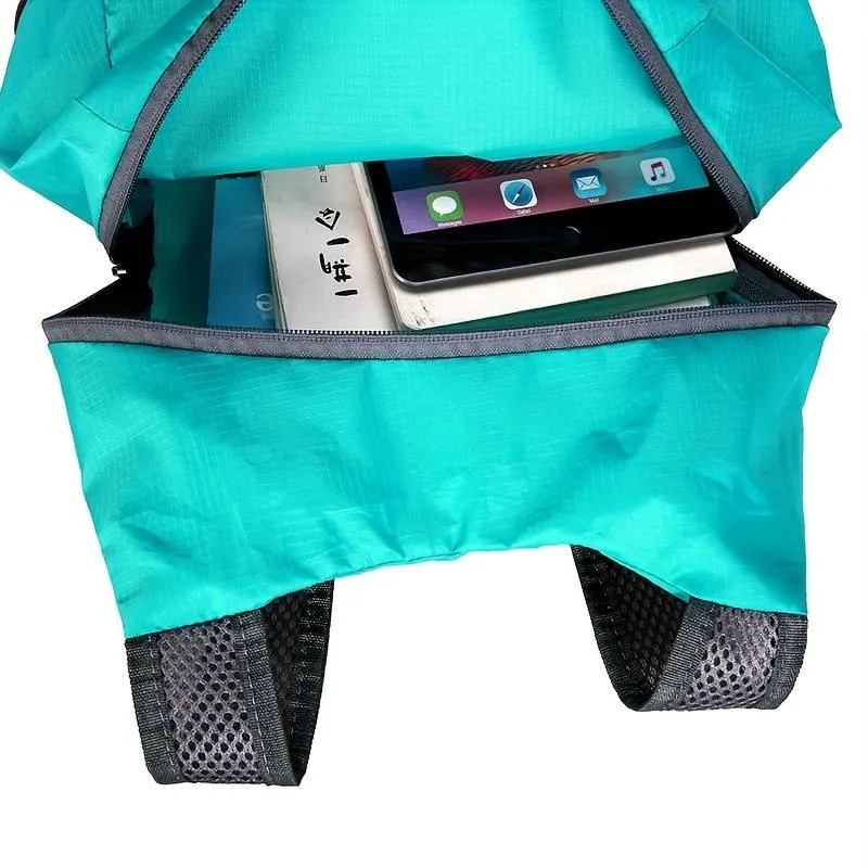 Men And Women's Lightweight Foldable Backpack Outdoor Travel Sports Bag Durable Water-Resistant And Comfortable Knapsack_voghion.com
