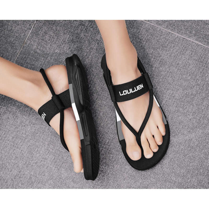 Sommersandalen Outdoor Casual Beach Schuhe Herren Dickbesohlte rutschfeste Hausschuhe_voghion.com