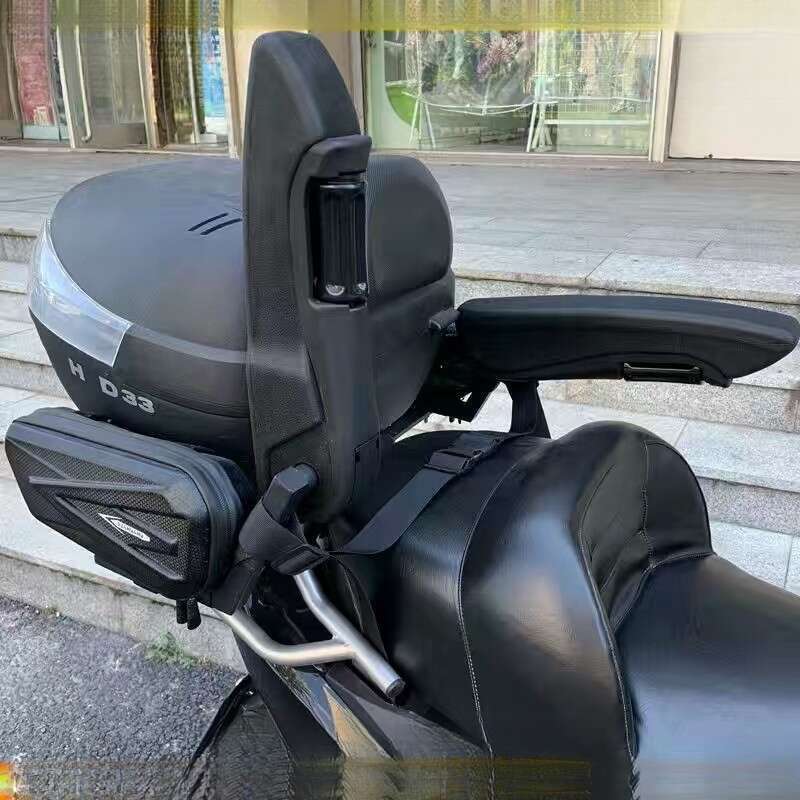 VB7 Motorcykel Bagsæde Modificeret Tilbehør Elbil Universal Sikkerhed Børnearmlæn Fortykket Sammenfoldelig_voghion.com