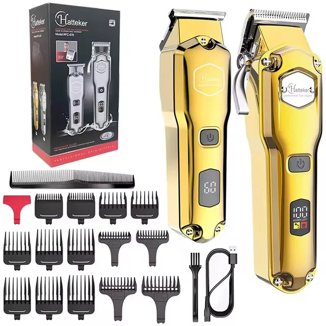 Elektrischer Haarschneider Profi Metall Akku Barttrimmer Herren_voghion.com