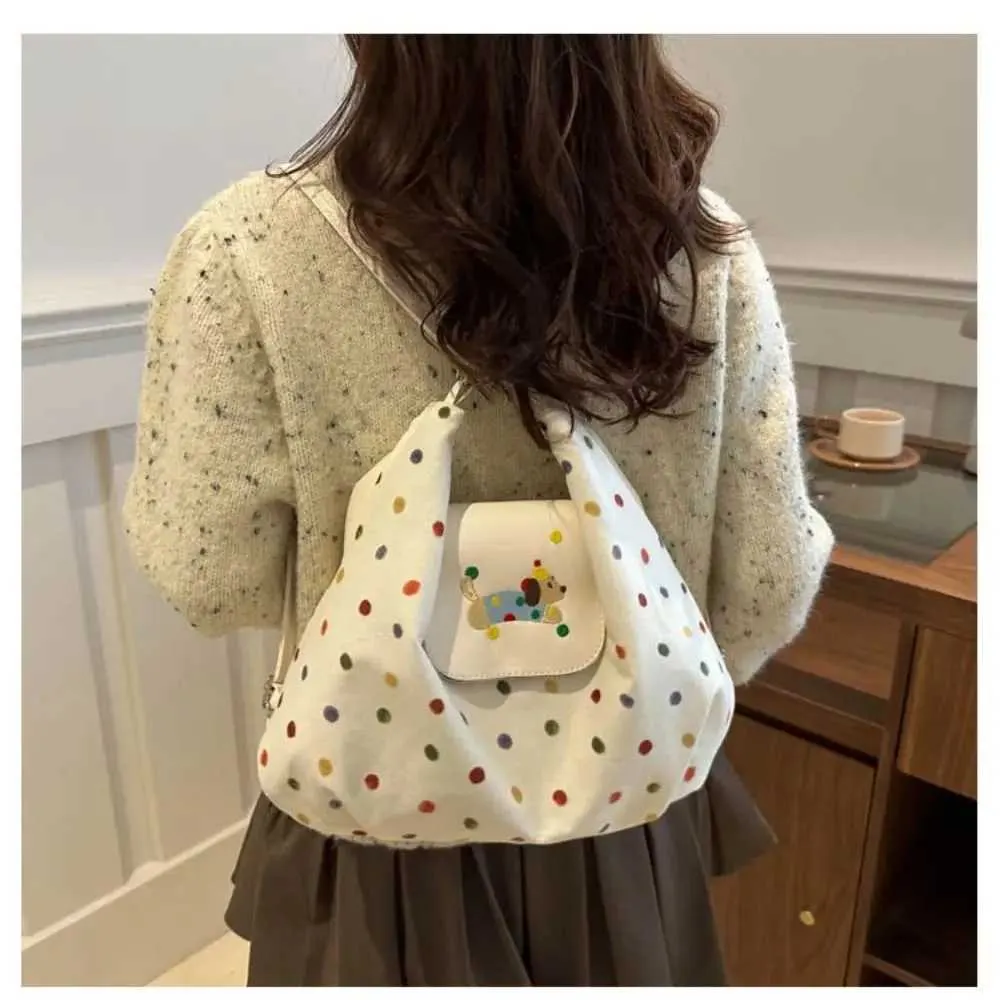 Borsa a tracolla con cartone animato carino Zaino per studenti in nylon di grande capacità Zaino multifunzionale Semplicità Monospalla RegaloC241214_voghion.com