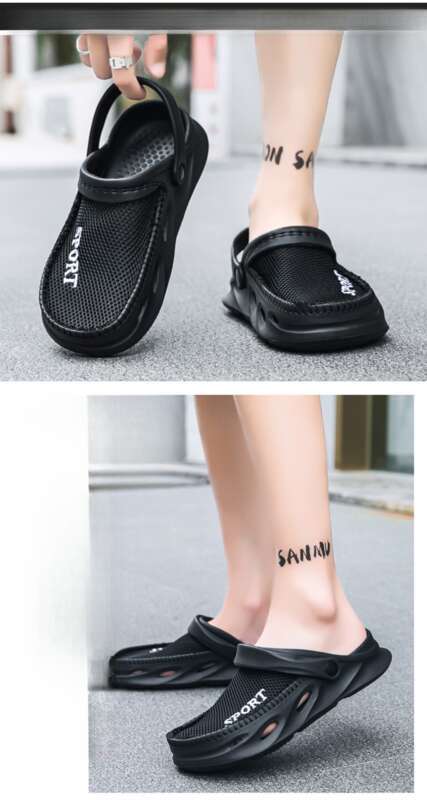 Cave Men's Summer Outerwear, Soft Slippers Breathable Thick Bottom Sandals For Sport And Casual,_voghion.com