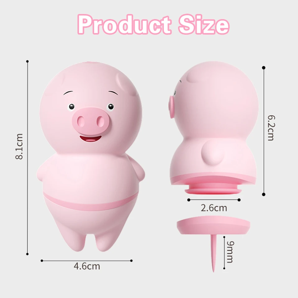 Piggy Zungenvibrator Für Klitoris Stimulation Und Massage_voghion.com