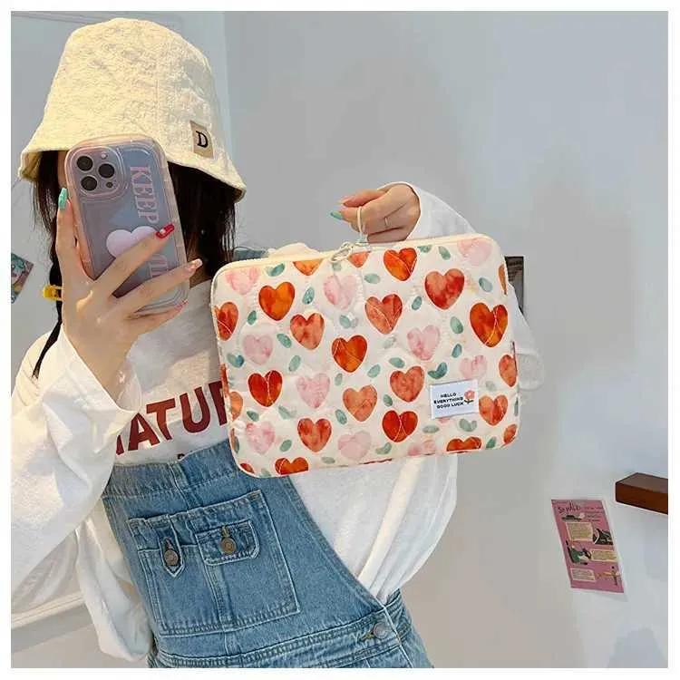 Geantă de transport drăguță, husă pentru laptop și tabletă 11 13 15 inch, pentru iPad Pro Air 4, Xiaomi Pad 5, Samsung Tab Huawei_voghion.com