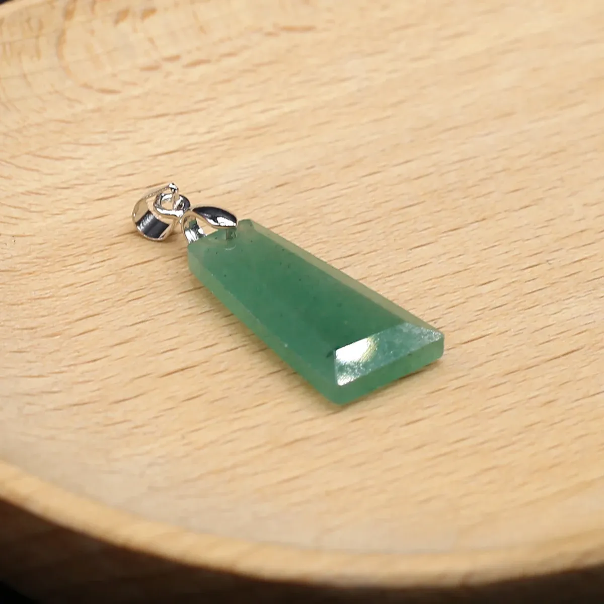 Collane con ciondolo 10 pezzi all'ingrosso pietra naturale quarzo rosa agata trapezoidale creazione di gioielli fai da te collana orecchini_voghion.com