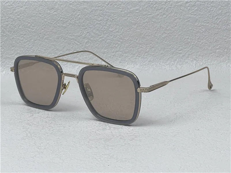 New fashion design square sunglasses 006 metal acetate frame classic shape simple and popular style outdoor UV400_vogarts.com