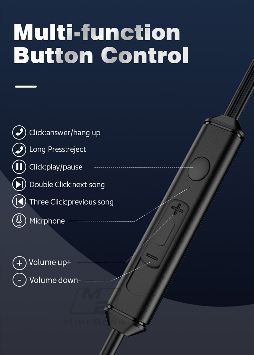 Écouteurs filaires 2024 3,5 mm GAMING Casque Écouteurs, écouteurs intra-auriculaires PUBG MLBB GAMING Écouteur, qualité sonore stéréo HIFI Deep Bass, contrôle du volume, Ea_voghion.com