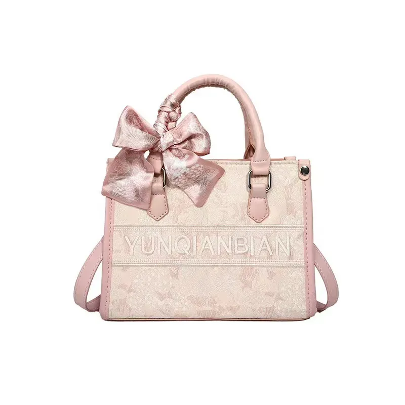 Freies Verschiffen Neue Designer Schulter Tragetaschen Für Womans Mode Handtasche Stickerei Platz Umhängetasche_voghion.com