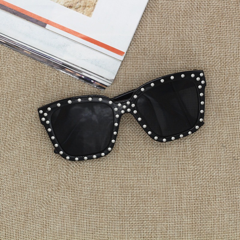 Mother&Kids Children's glasses girls diamond-encrusted cute baby sunglasses girl baby UV-resistant personality fashion sunglasses_voghion.com