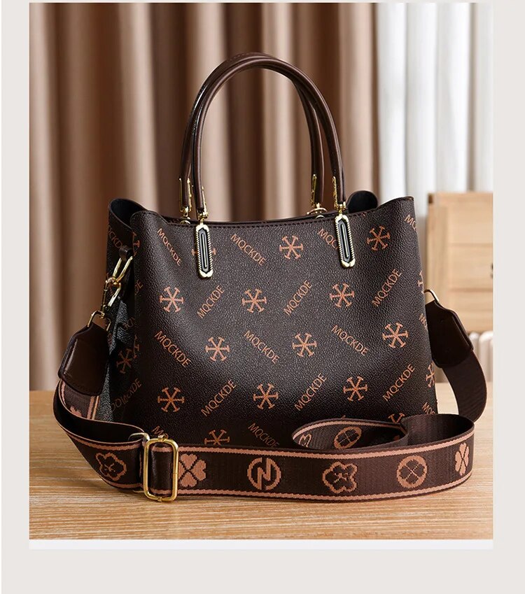 Soft Leather Handbags Women Bags Designer 3 Layers Shoulder Crossbody Sac Ladies Large Capacity Shopping Messenger Tote_voghion.com