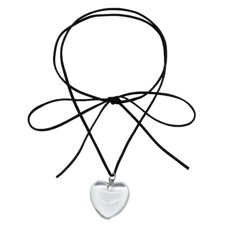 Collana girocollo con catene regolabili in corda, dolce e fresco, gioiello per le donne_voghion.com