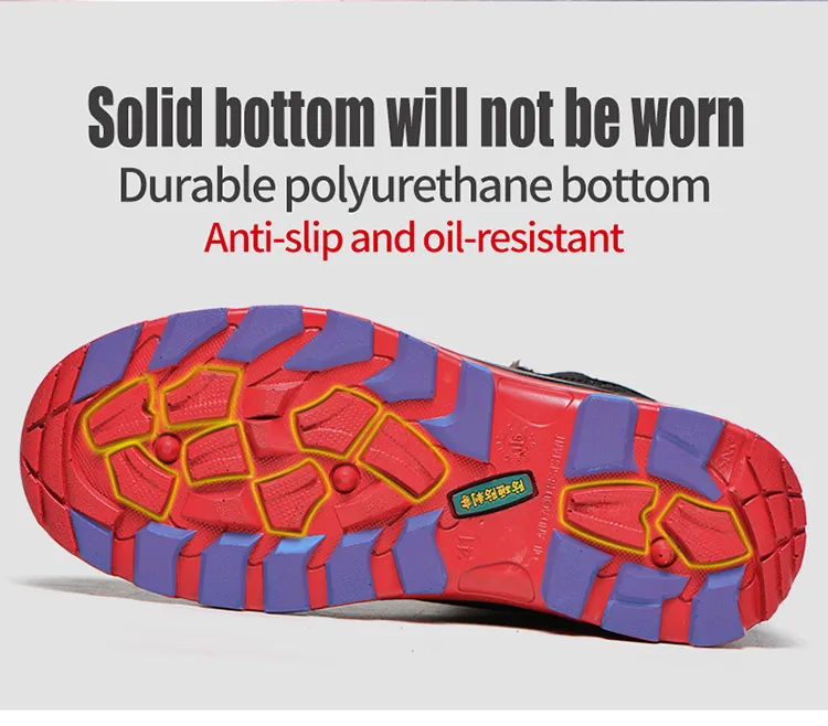 Herrenstiefel, leicht, bequem, Sicherheitsschuhe mit Stahlkappe, Arbeitsschuhe, Herren, unzerstörbare Sicherheitsschuhe_voghion.com