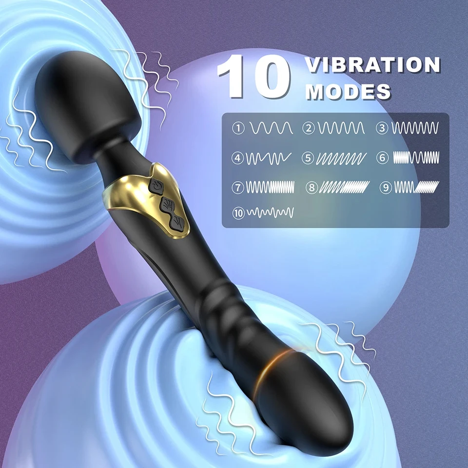 Vibrateur Av Magic Wand Stimulateur De Clitoris Et Point G Feminin_voghion.com