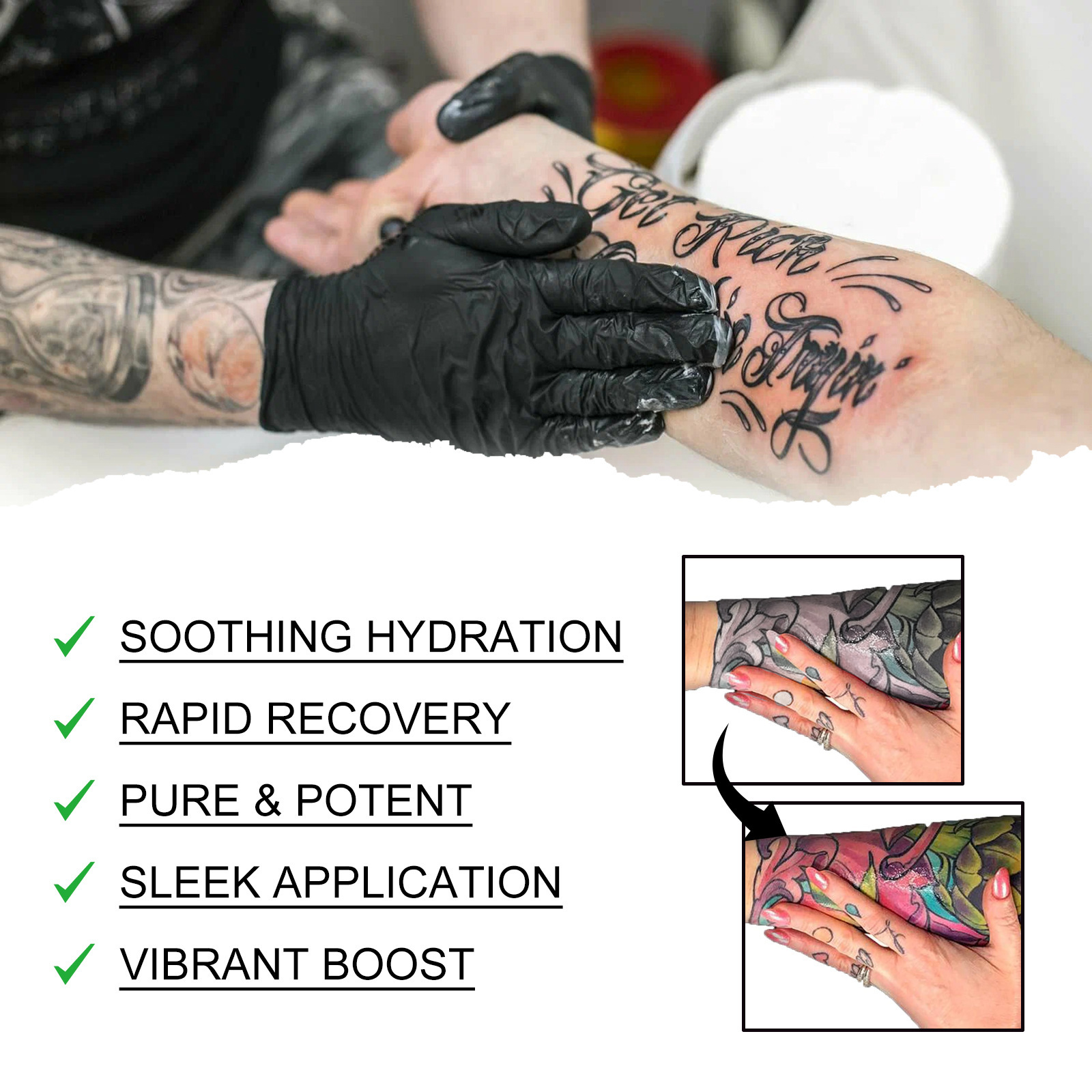 EELHOE Cremă de îngrijire pentru fixarea culorii broderii, pentru repararea pielii, imprimare și hidratare pentru tatuaje_voghion.com