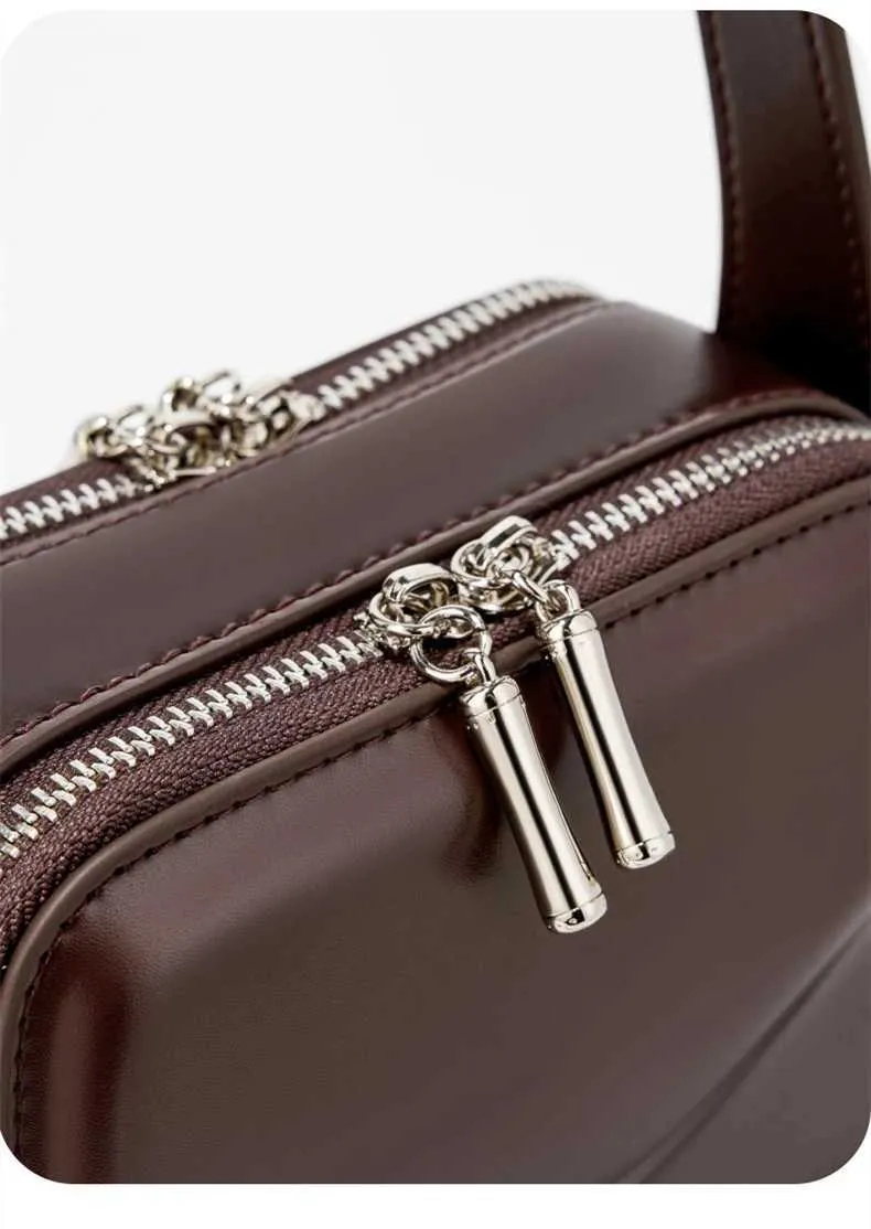 Burminsa Chic Véritable Cuir Petit Fourre-Tout Sacs À Main Pour Femmes Nouveau 2025 Designer Box Sacs À Main Dames Bandoulière Bandoulière_voghion.com