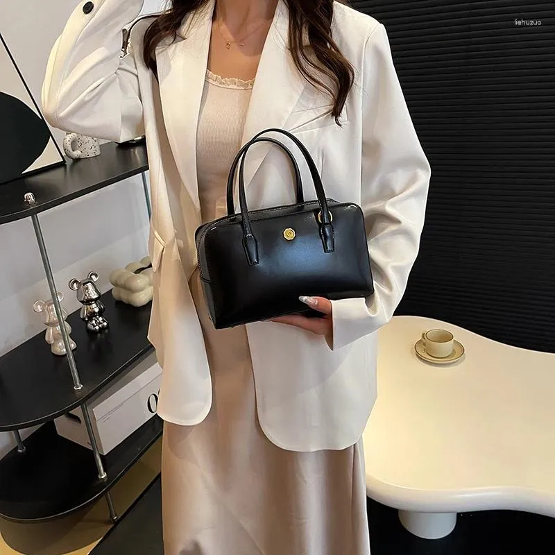 Borse a tracolla in pelle PU con coulisse e manico corto per donna 2024 estate moda coreana borse a tracolla da donna_voghion.com