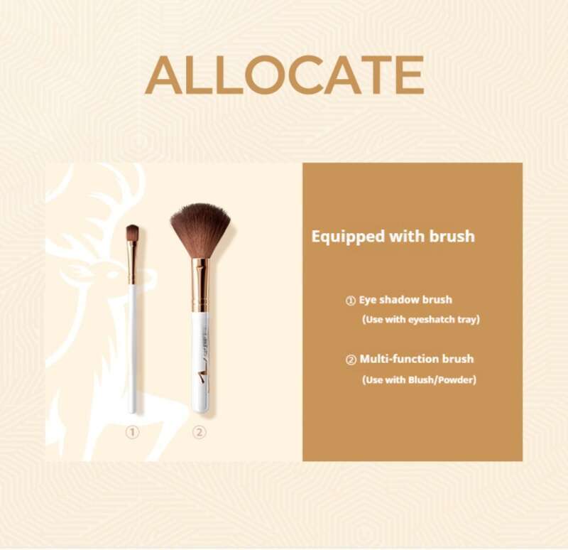 Set di trucco da dieci pezzi con una borsa regalo di chicche di lusso_voghion.com