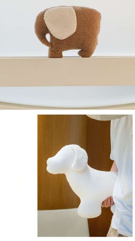 Almofada de pelúcia fofa com desenho de animal para dormir, presenteie a namorada com uma almofada para o sofá da sala de estar_voghion.com