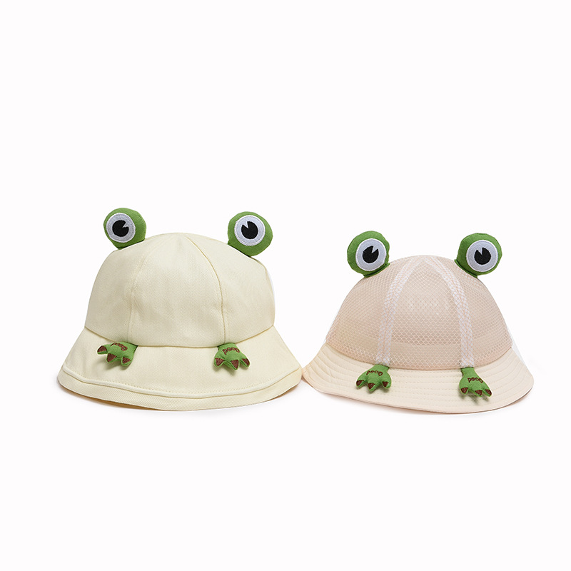 Paren Child Frog per donna, moda estiva personalizzata, dolce ciotola da pescatore Ha, parasole e crema solare per bambini_voghion.com