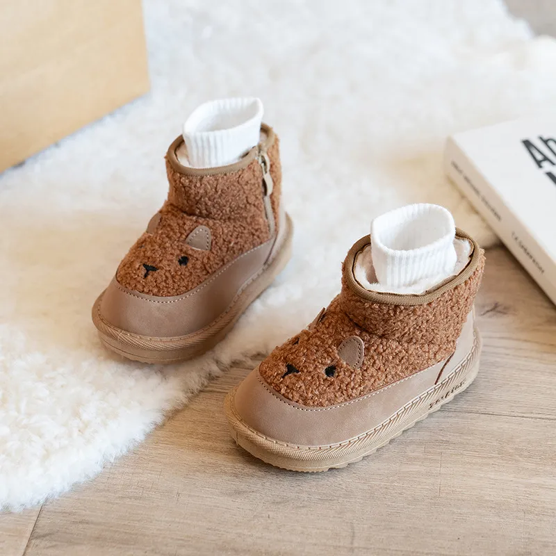 Pantofi de zăpadă pentru sugari, pentru copii, 2025, Ute Artoon, din pluș, groși și călduroși, din umplutură, cizme de iarnă pentru copii, mărimi_voghion.com