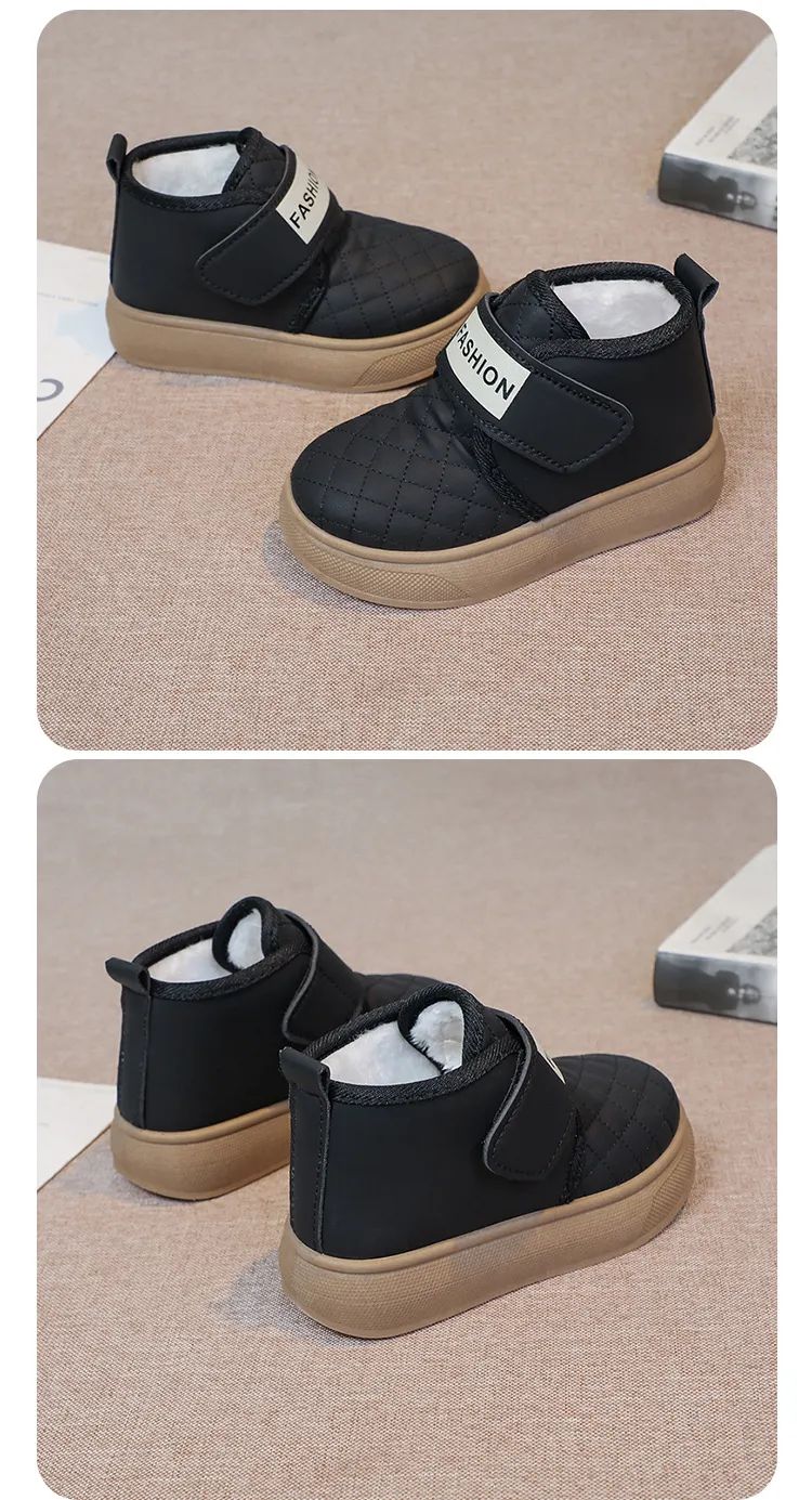 Winter Kids Snow Boots Plush Warm Baby Girl Cutefeet Toddler Boot Children Infant Boys Cotton Shoes Sizes 22 - 33_desvips.com