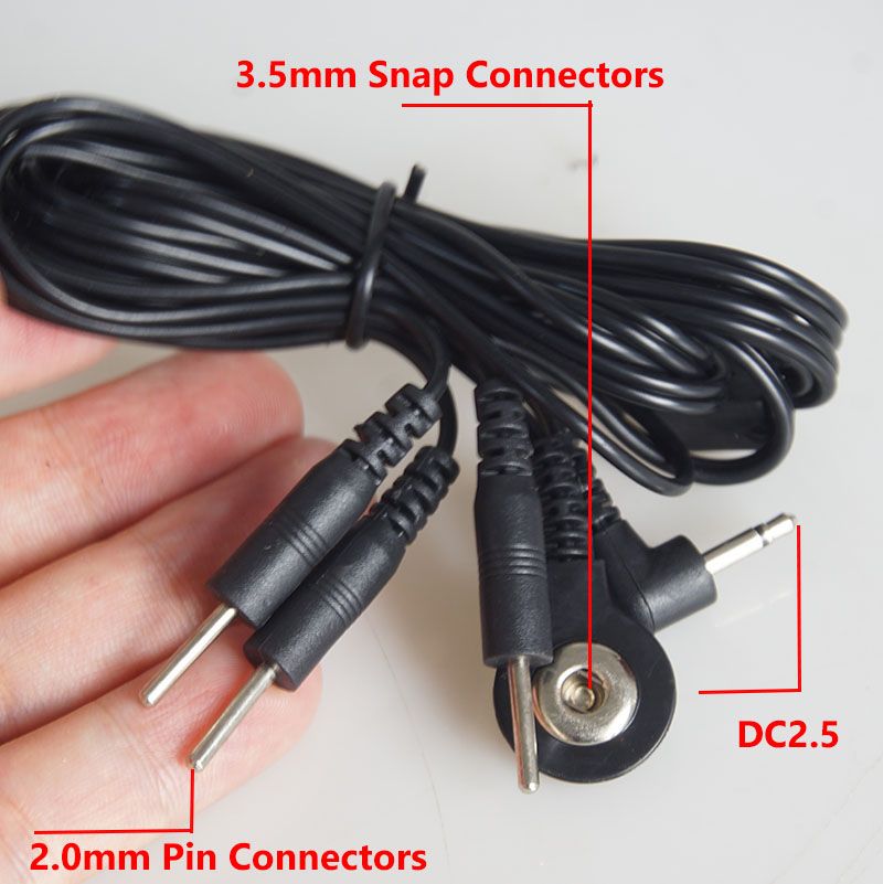 Cavi per elettrodi Estim E stim, adattatore per cavo BDSM per elettroshock, sesso elettrico_voghion.com