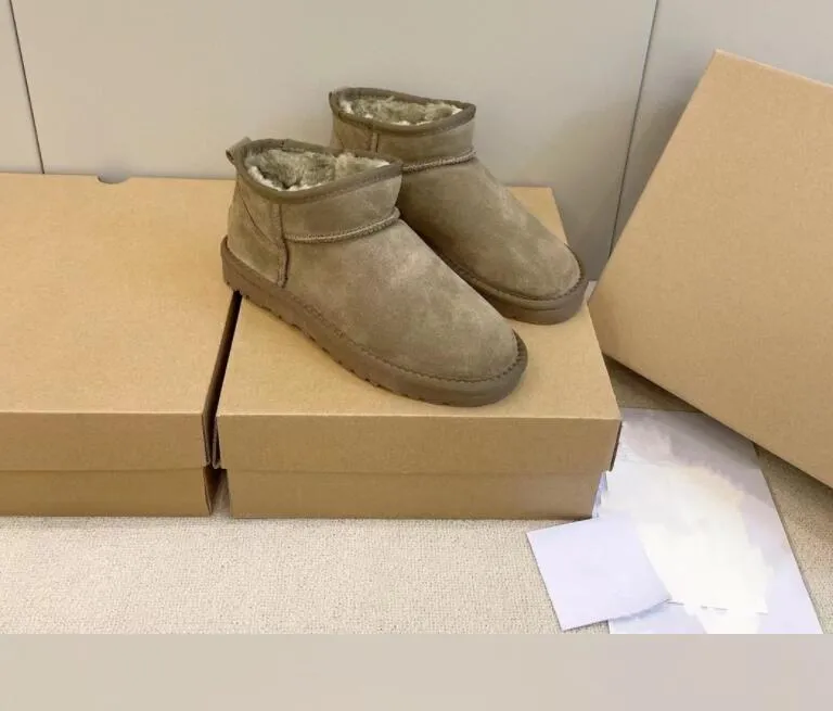 Mann Damen Ultra Mini Tasman Zöpfe Maxi Curly Hausschuhe gemütliche Schaffell Schneestiefel Winter warme Stiefel schönes Geschenk_voghion.com