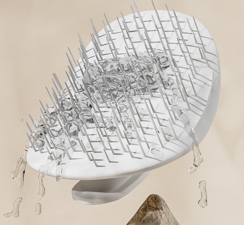 Shampooborstel voor hoofdhuidmassage voor vrouwen - Haarwasapparaat voor thuisgebruik voor diepe reiniging en verzorging onder de douche_voghion.com