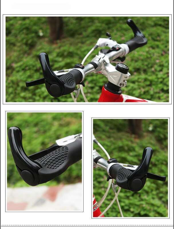 【 90% Positive Review Rate 】 Bicycle Mountain Bike Dead Fly Aluminum Alloy Lock Rubber Anti Slip Handlebar Cover Riding_voghion.com