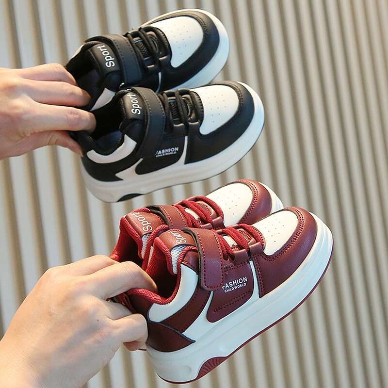 SHLIANG Children's Sports Shoes Spring Autumn Unisex Versatile Kids Sneakers For Girls High-top Fashion Non-slip Boys Causal Sneakers Y0329_voghion.com
