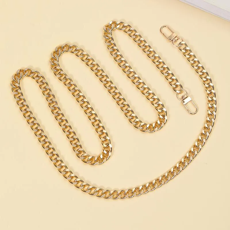Cinturino di ricambio per spalla sotto il braccio, in alluminio 14K con mantenimento del colore in oro, fai da te, fatto a mano, semplice, con catena in metallo avvolgente_voghion.com