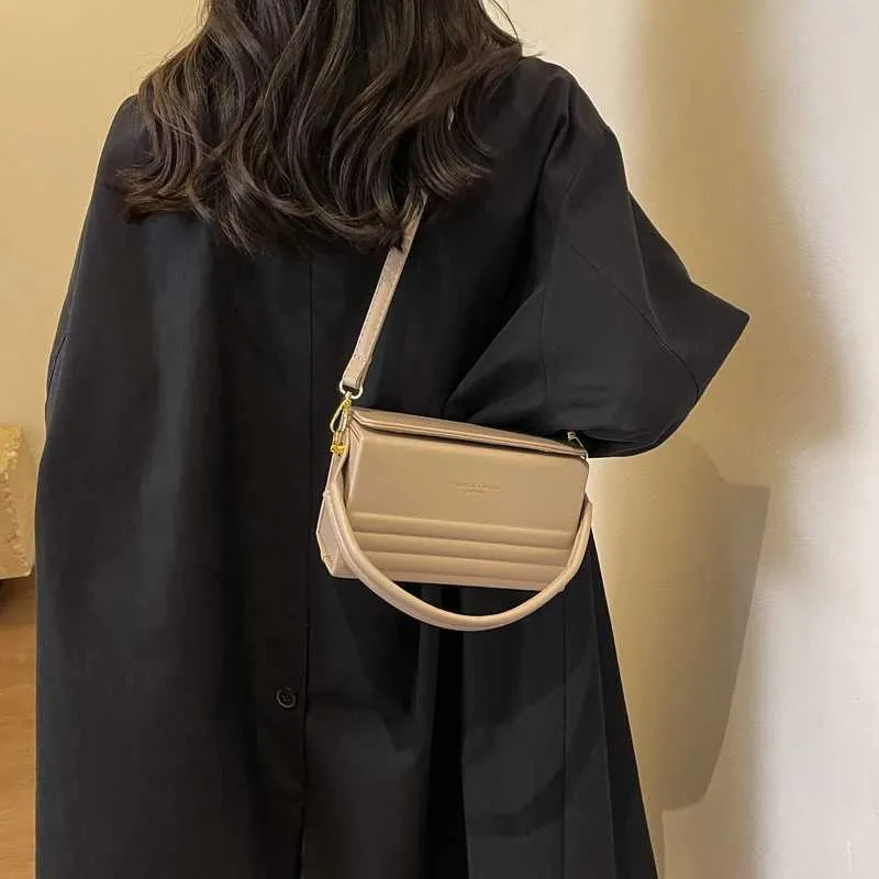 Designer Leder Umhängetasche Für Damen Elegante Schultertasche_voghion.com