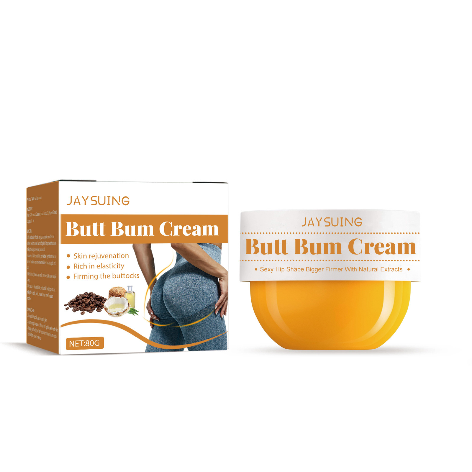 Jaysuing plump, Peach Cream, Firming and Moisturizing Hip Lifting Cream_voghion.com