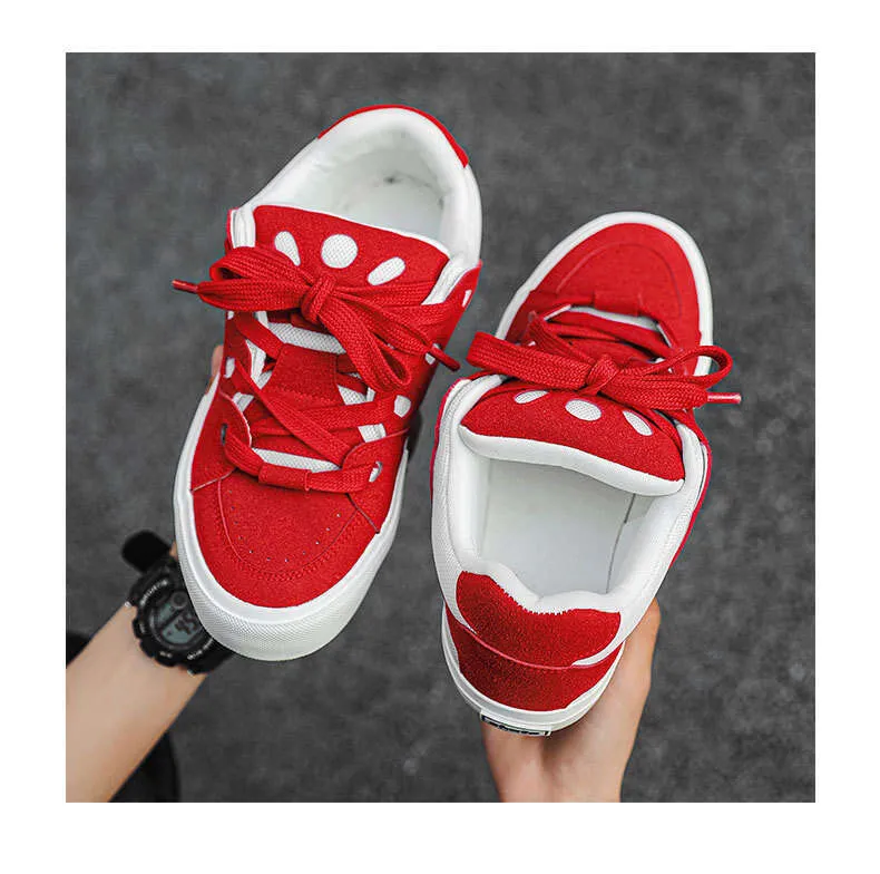 2025 Spring New Bread for Men, Versatile, Niche, Couple Canvas Skateboarding Shoes X100-1_voghion.com