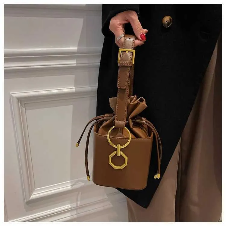 Vintage Mini Crossbody Bag For Women Solid Colour Fashion Handbag_voghion.com