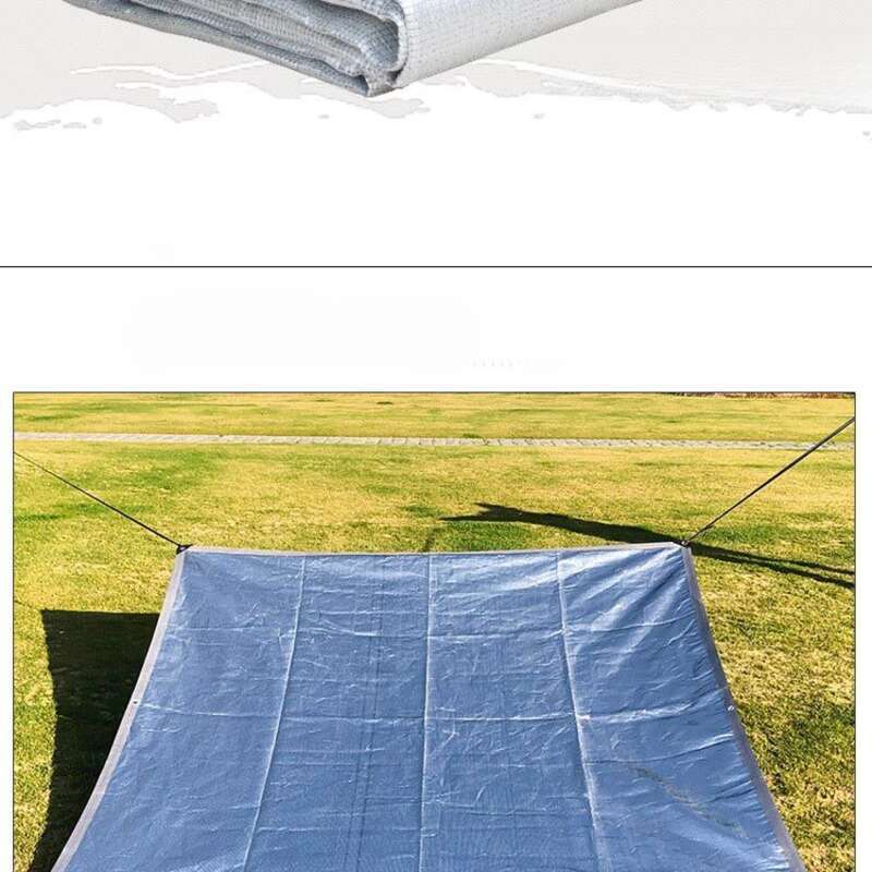 [Evaluare favorabilă 96%] Protecție solară din folie de aluminiu, ecran de protecție solară, umbrire, izolație termică, densificată, îngroșată, pentru curte_voghion.com