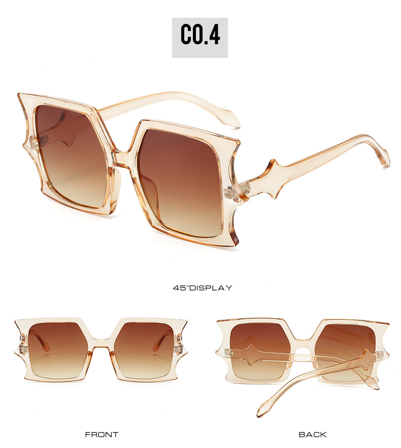 Occhiali da sole donna quadrati rettangolari stile alla moda_voghion.com