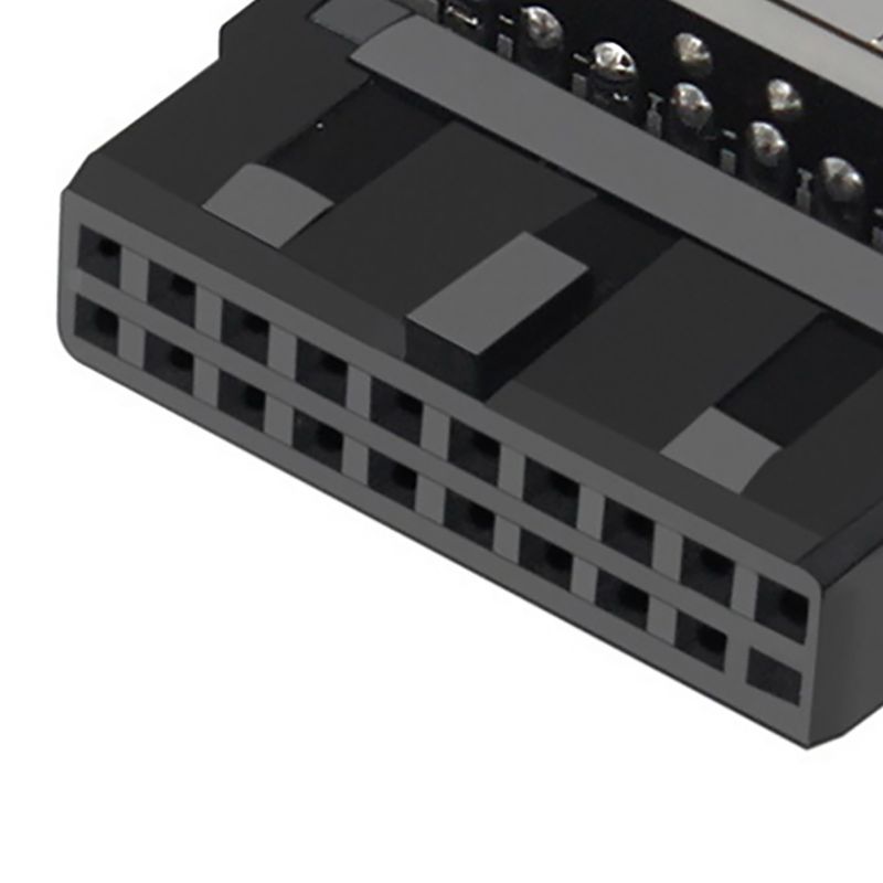 Zaglavlje matične ploče Jednostavna instalacija Brzo uključivanje USB3.0 19/20 Pin na Type-E prednji unutarnji konektor za stolno računalo_voghion.com