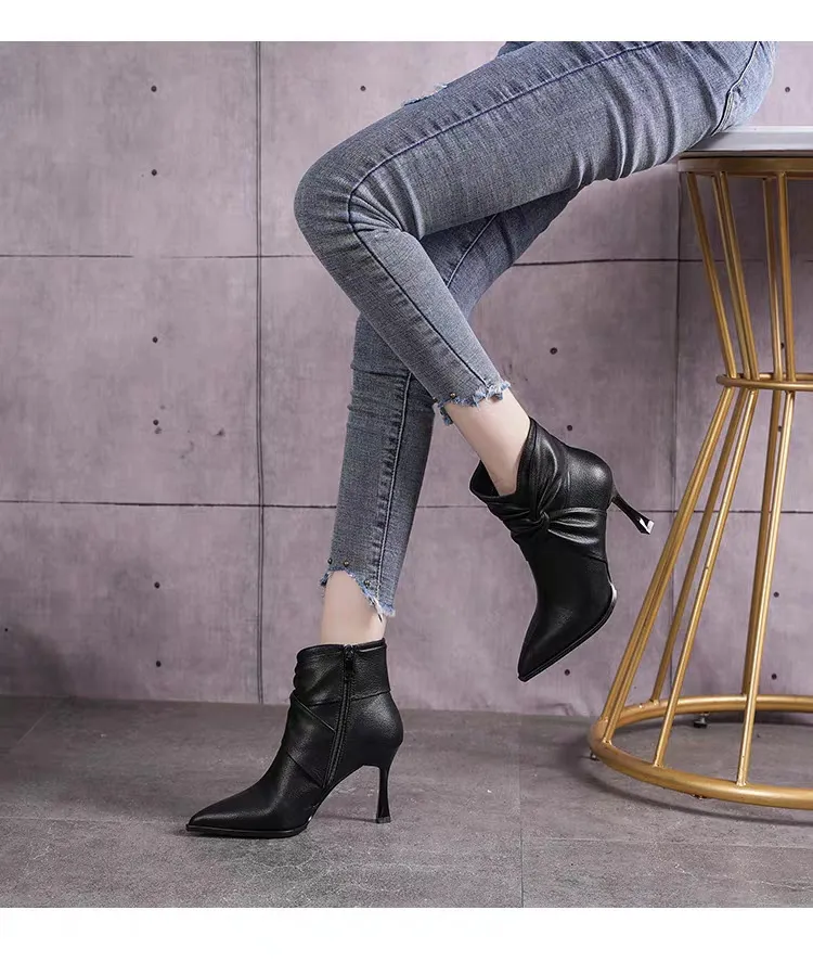 Women's Martin Boots Fleece Minimalist Comfortable Fashionable_voghion.com
