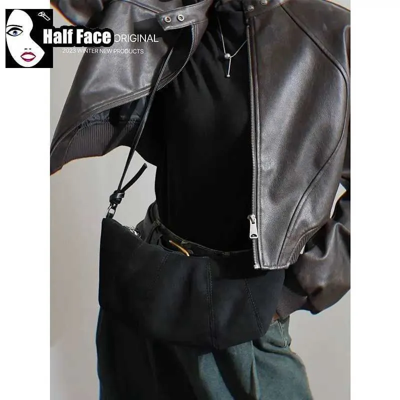 Y2K Meedchen Haruku Fraen Gothic Punk Lolita Villsäiteg Retro Suede Rëndleder Eck Ënneraarm Single Shoulder Crossbody Taschen_voghion.com