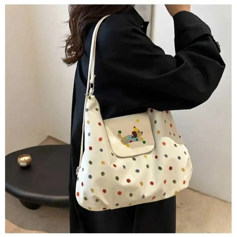 Borsa a tracolla con cartone animato carino Zaino per studenti in nylon di grande capacità Zaino multifunzionale Semplicità Monospalla RegaloC241214_voghion.com